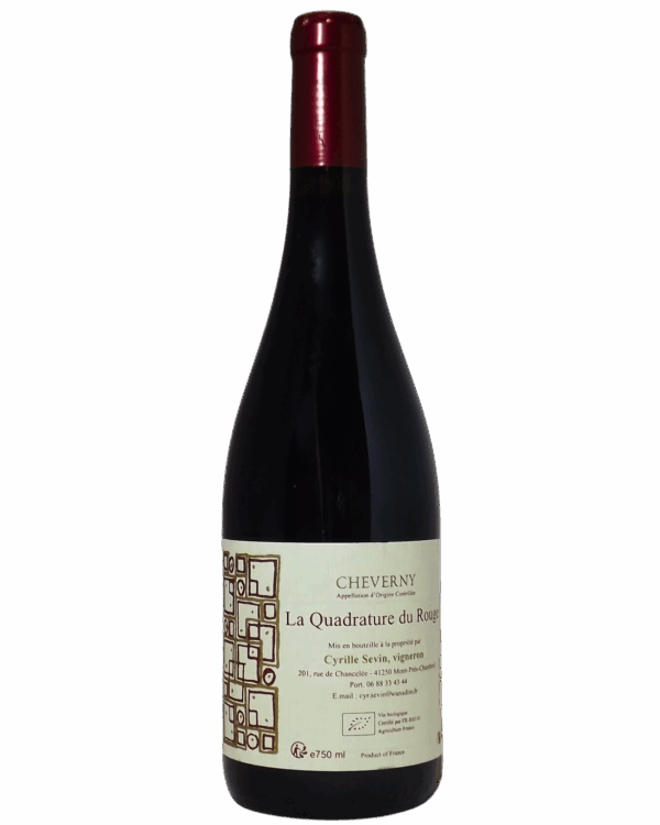 Sevin - Cheverny Rouge 2023 - Quadrature du rouge